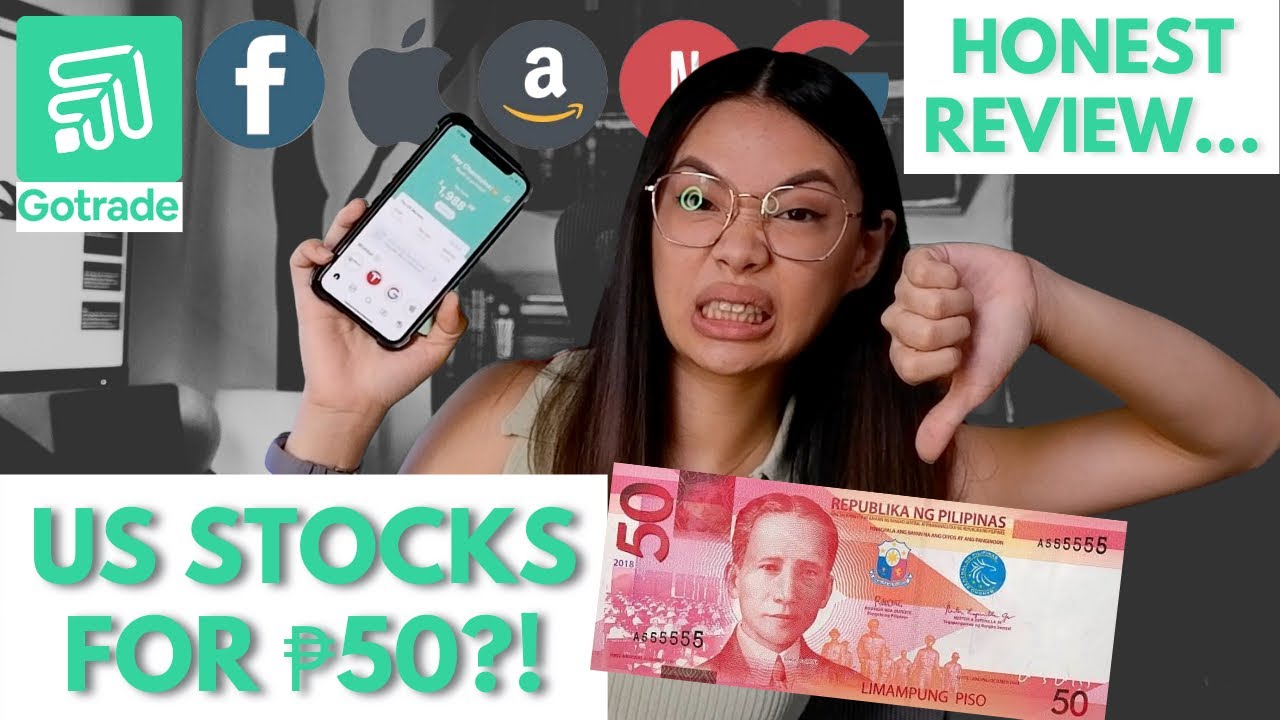 Buy Apple, Google, Tesla Stocks for P50 | Best Investing App For Beginners in 2022 | GOTRADE REVIEW