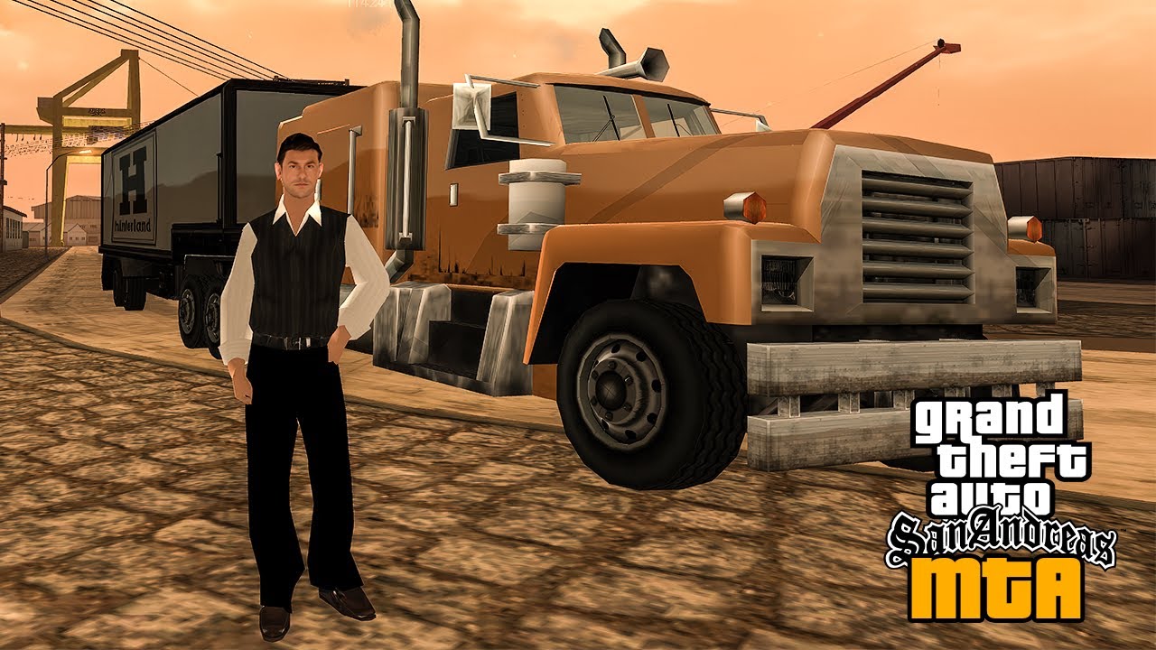 MTA SAN ANDREAS GERÇEK HAYAT ! - TIR ŞOFÖRÜ OLDUM #3