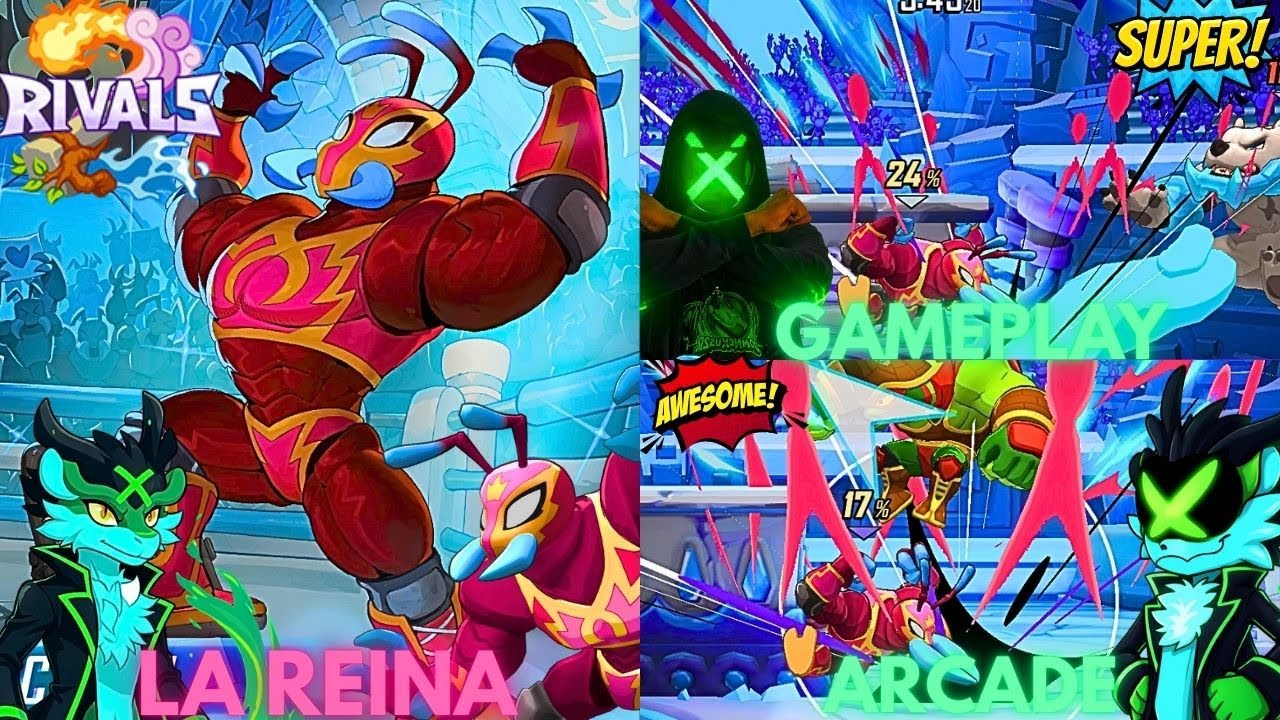 Я вернулся в 2026 году! Борцовские комбо La Reina! Геймплей Rivals of Aether 2! Давайте начнём!!