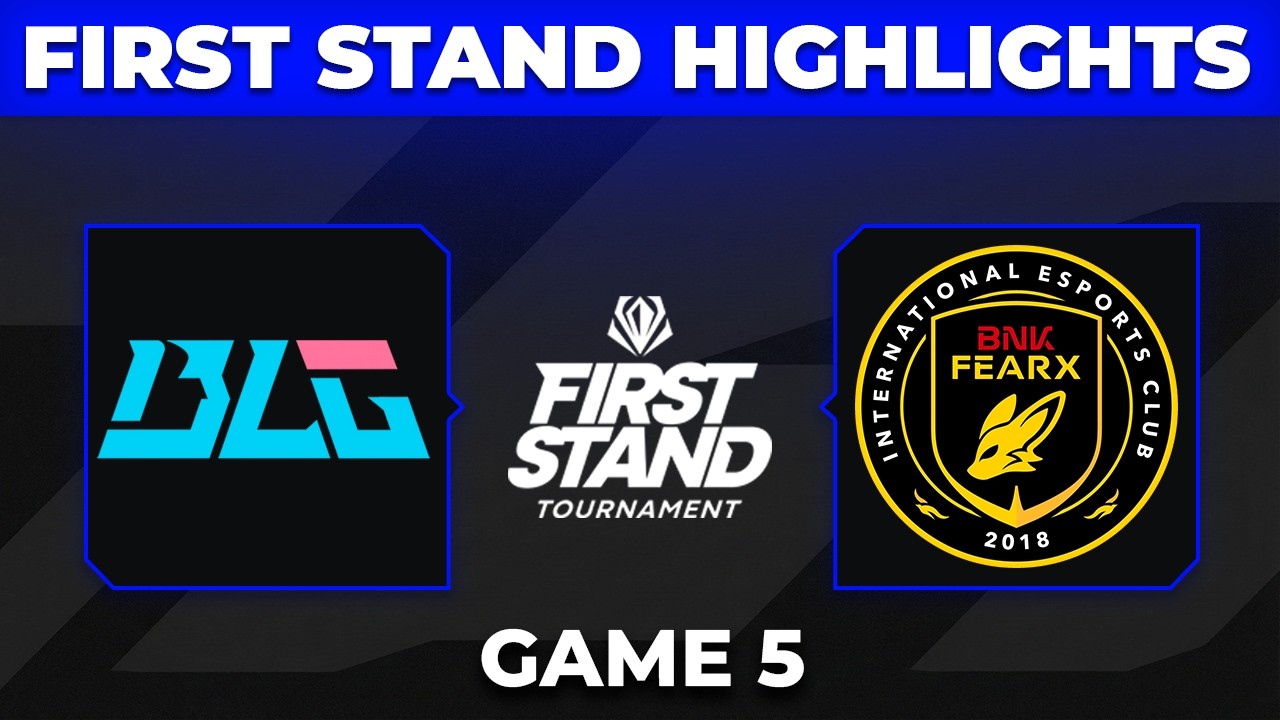 BLG vs BFX Highlights Game 5 | First Stand 2026 Groups Day 1 | Bilibili Gaming vs BNK FEARX