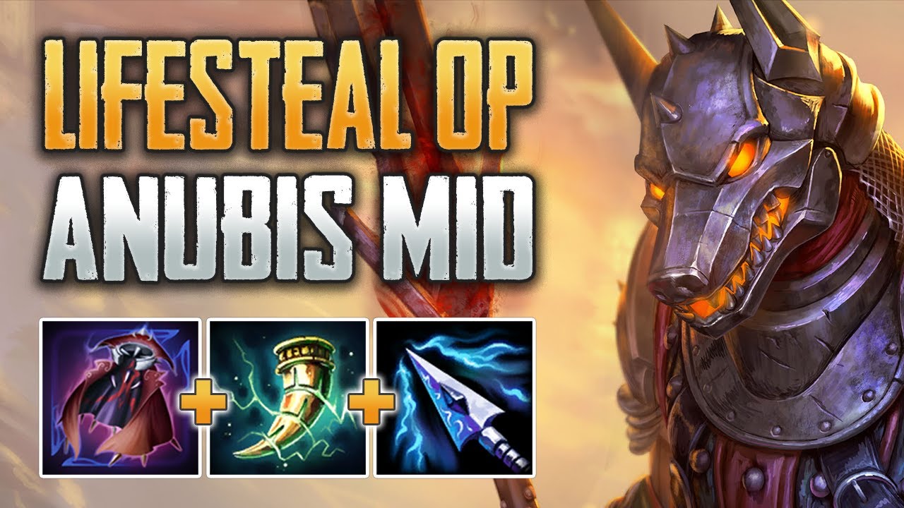 INSANE SUSTAIN! Anubis Mid Gameplay (SMITE Conquest)