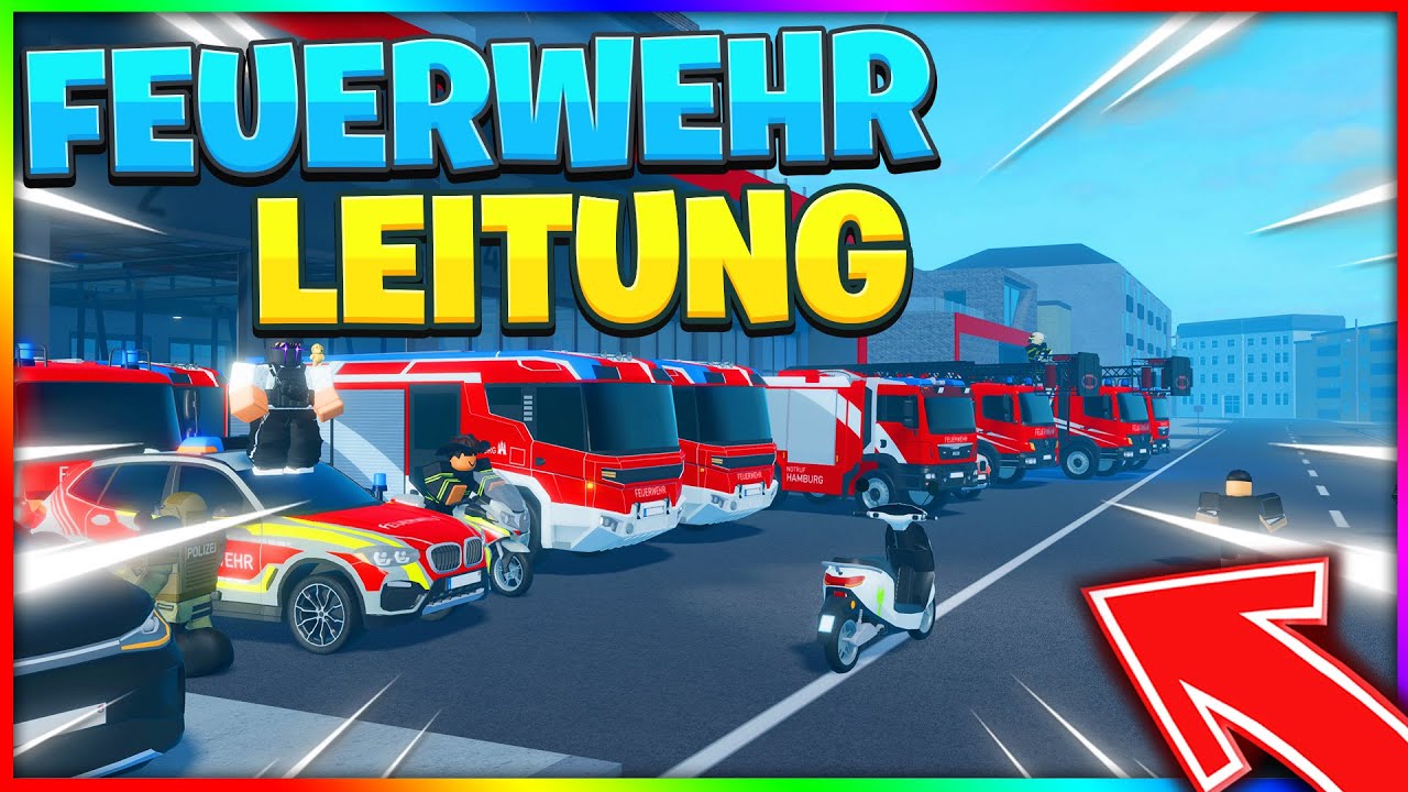Ich als EINSATZLEITER MEINER FEUERWEHR auf MEINEM ROLEPLAY SERVER?! Roblox Notruf Hamburg