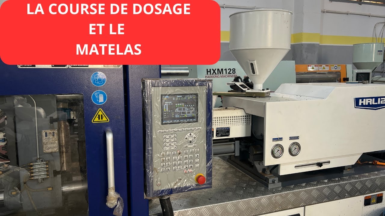 La course de Dosage et le MATELAS dans l'injection plastique