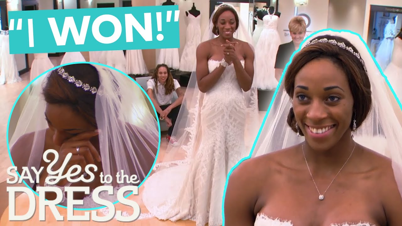 WNBA Player Glory Johnson Finds The Perfect Form-Fitting Wedding Dress | Say Yes To The Dress