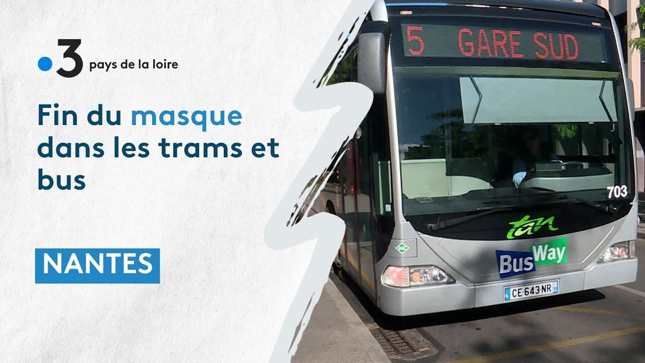 Nantes : les premières réactions à la fin du masque dans les Trams et le bus