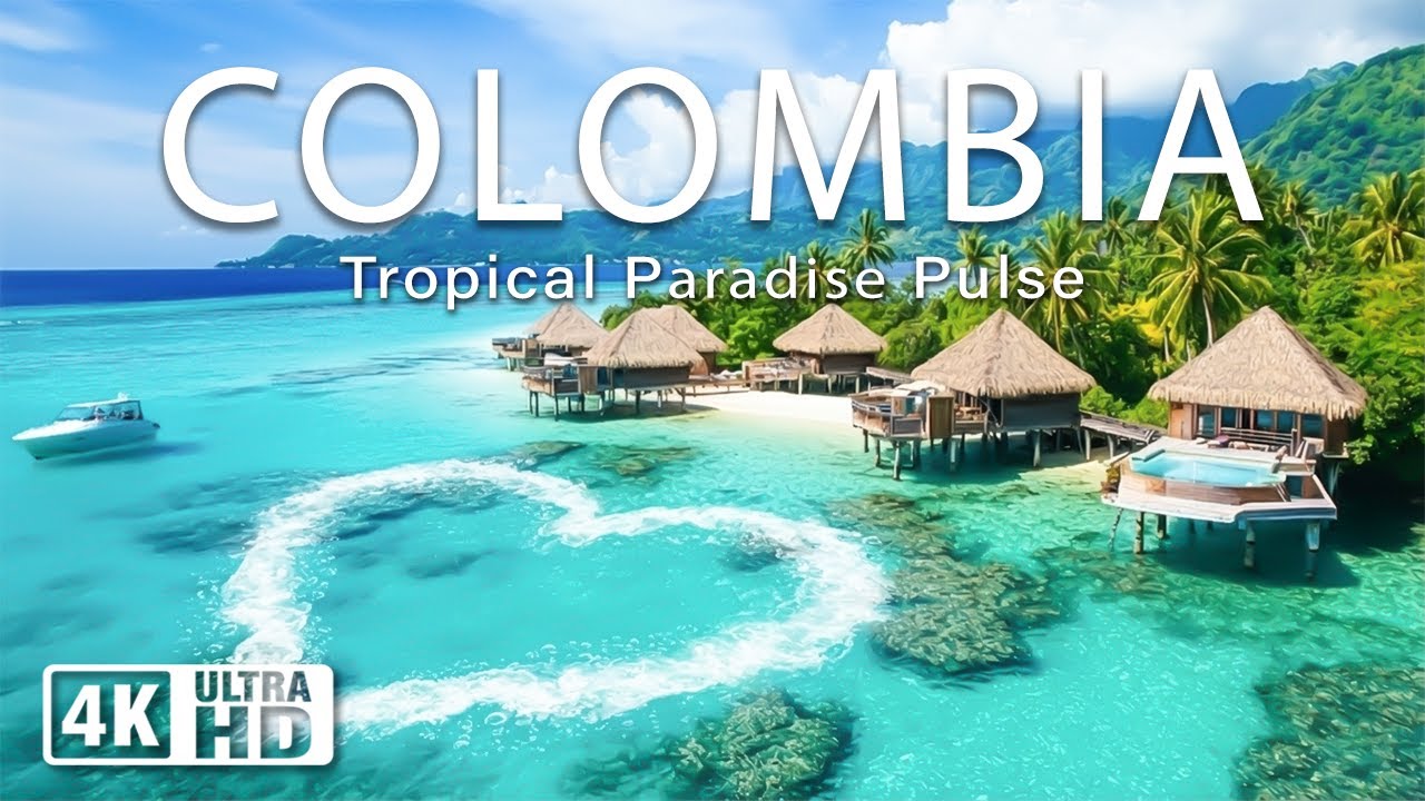 COLOMBIA 4K 🌴 Deep House Chill Mix 🎧 Tropical Paradise Journey, Summer Light & Chillout Travel