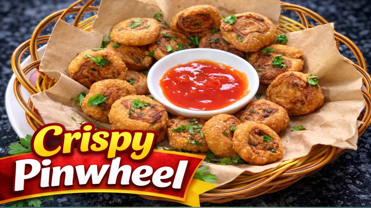 Iftar ke liye Crispy Pinwheel 😍 | Fast & Tasty Snack