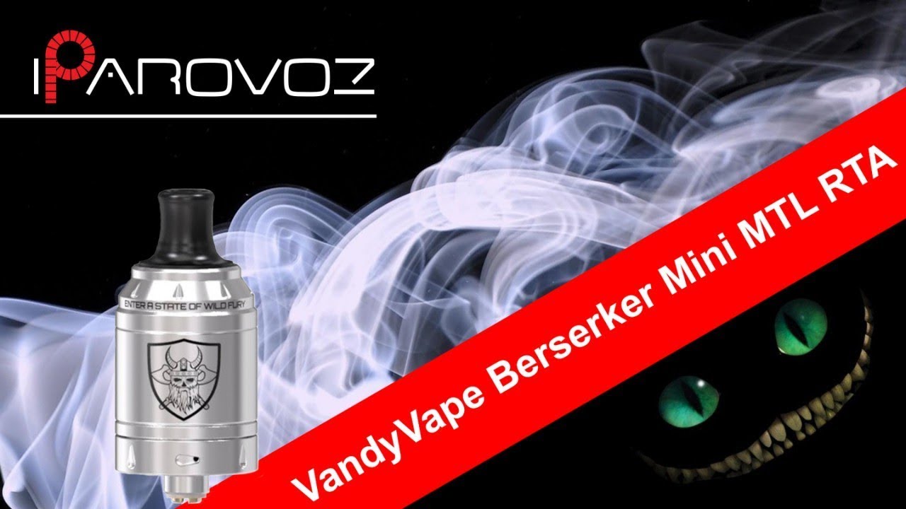 VandyVape Berserker Mini MTL RTA Обзор. Зачетный маленький топор