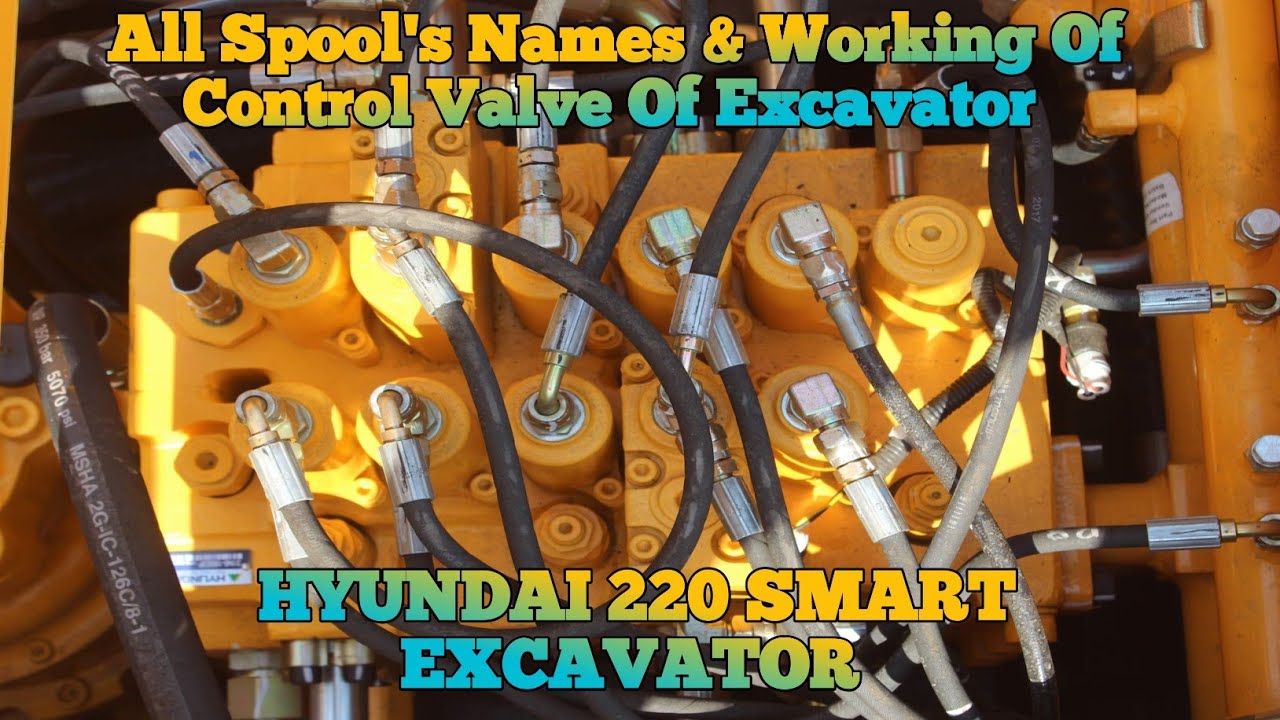 Control Valve Of Hyundai Excavator With Full Details || MRV Check || #ControlValve Ki Pure Jankari 