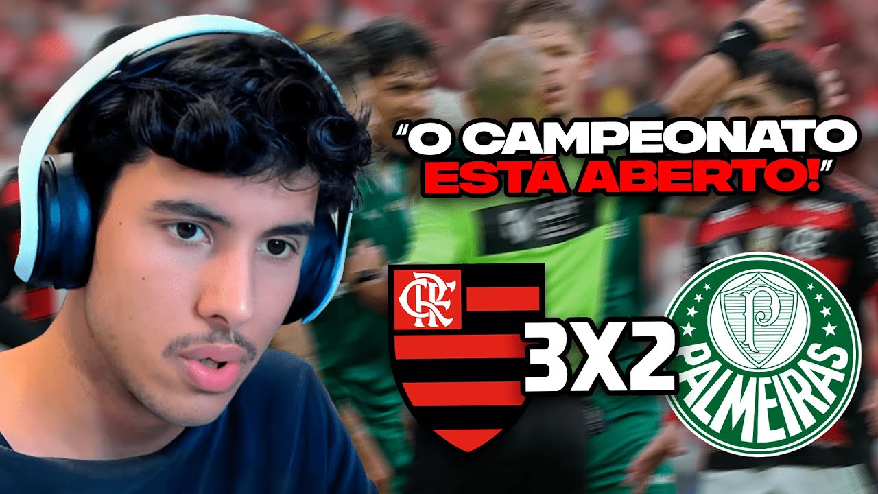 RENATO REAGE: FLAMENGO 3 X 2 PALMEIRAS | MELHORES MOMENTOS | 29&ordf; RODADA BRASILEIR&Atilde;O 2025 | ge tv