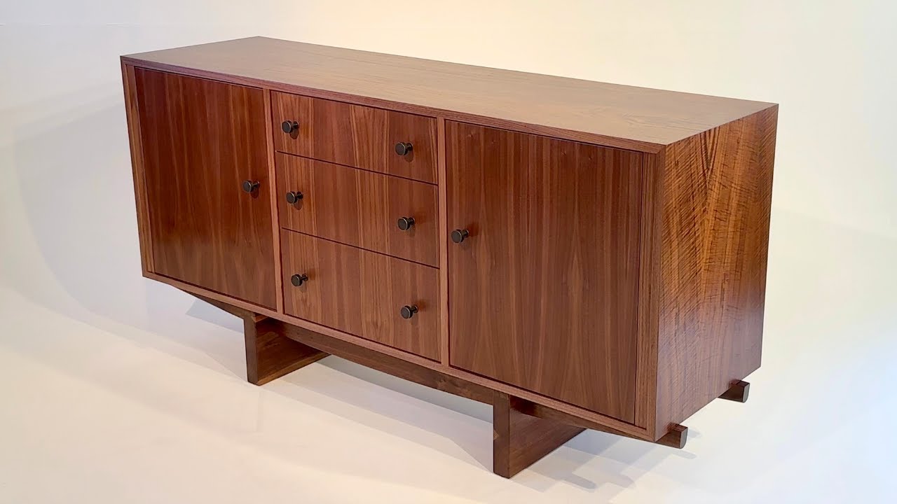 Mid-Century Modern Inspired Walnut Sideboard | Fine Woodworking Project