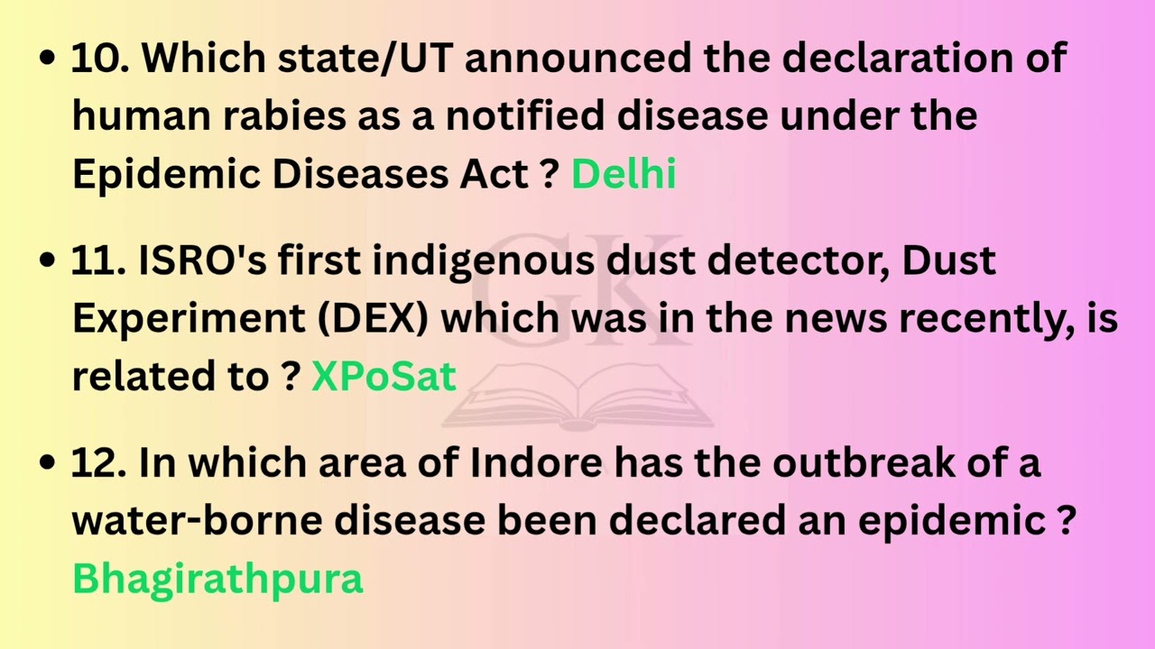 Current Affairs Weekly Updated, January 19, 2026.