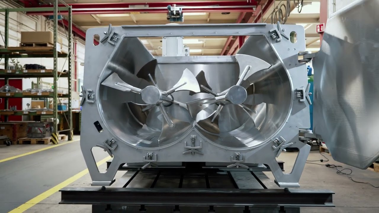 Batch mixers with extractable drive from Gericke