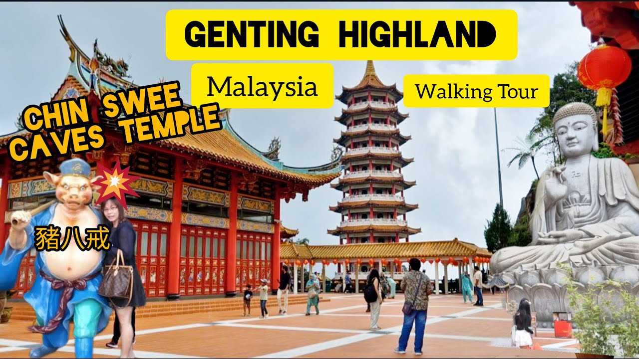 💥Walking Tour Chin Swee Caves Temple Genting Highland || Vlog Keliling Temple Chin Swee Di Genting