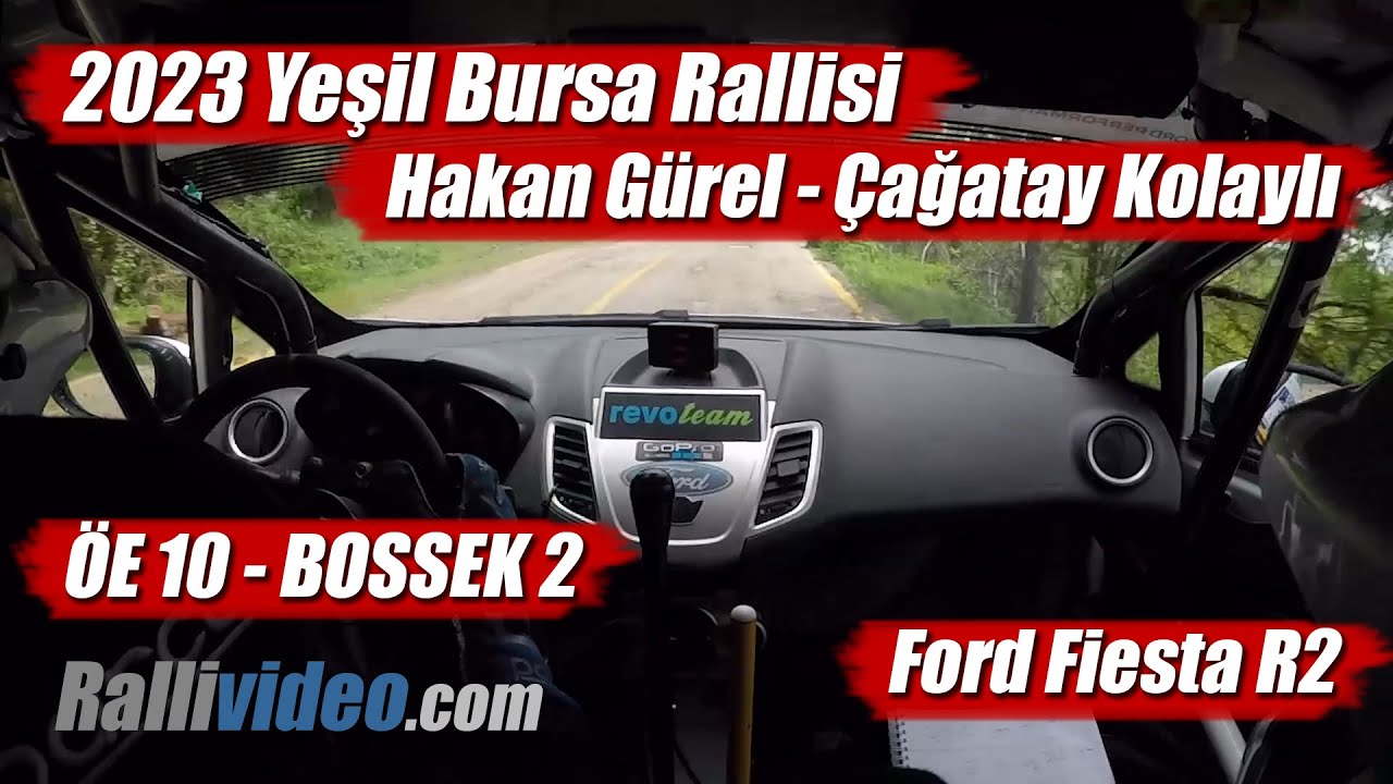 INCAR // 2023 Yeşil Bursa Rallisi / Hakan Gürel - Çağatay Kolaylı / ÖE 2 / Ford Fiesta R2