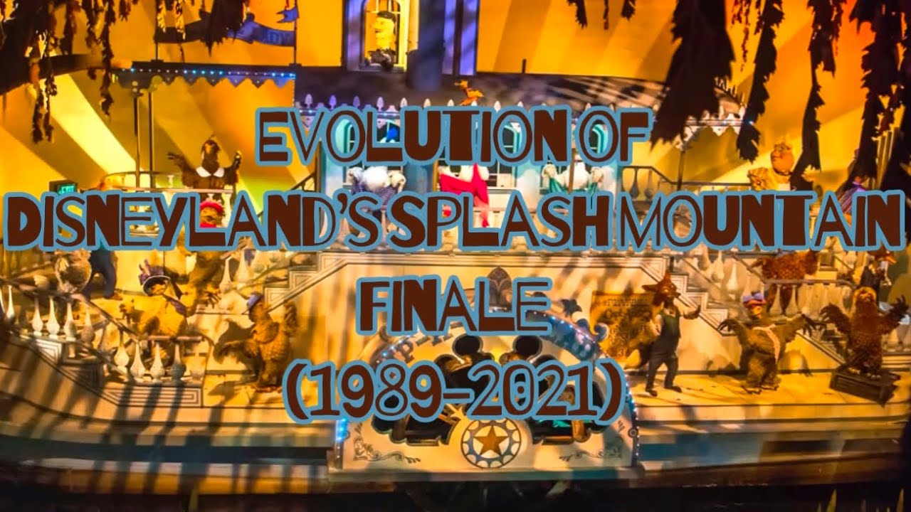 The evolution of Disneyland’s Splash Mountain finale (1989-2020)