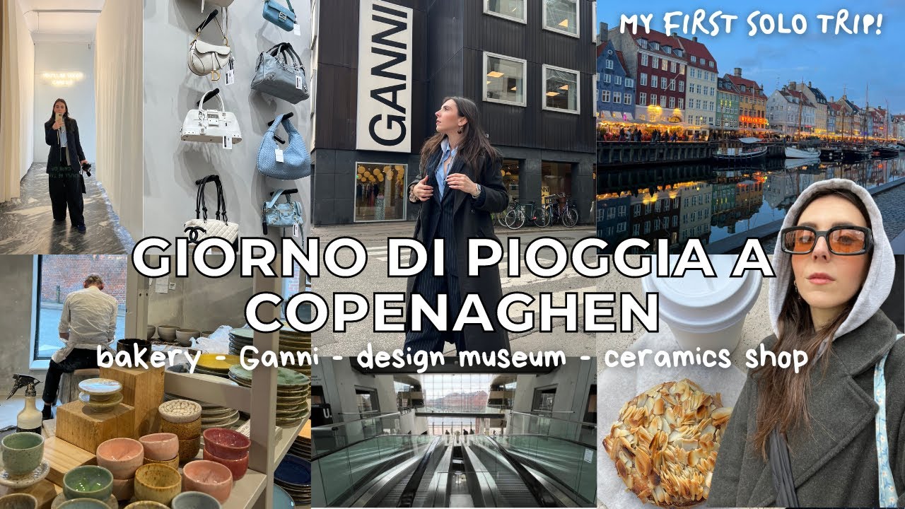 COPENAGHEN TRAVEL VLOG 2 | Shopping da Ganni, giardini di Tivoli, vintage shop, design museum...