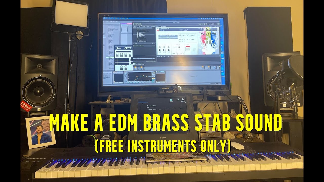 Create The EDM Trap Brass Stab Sound (Free Instruments Only) SUPER REALISTIC