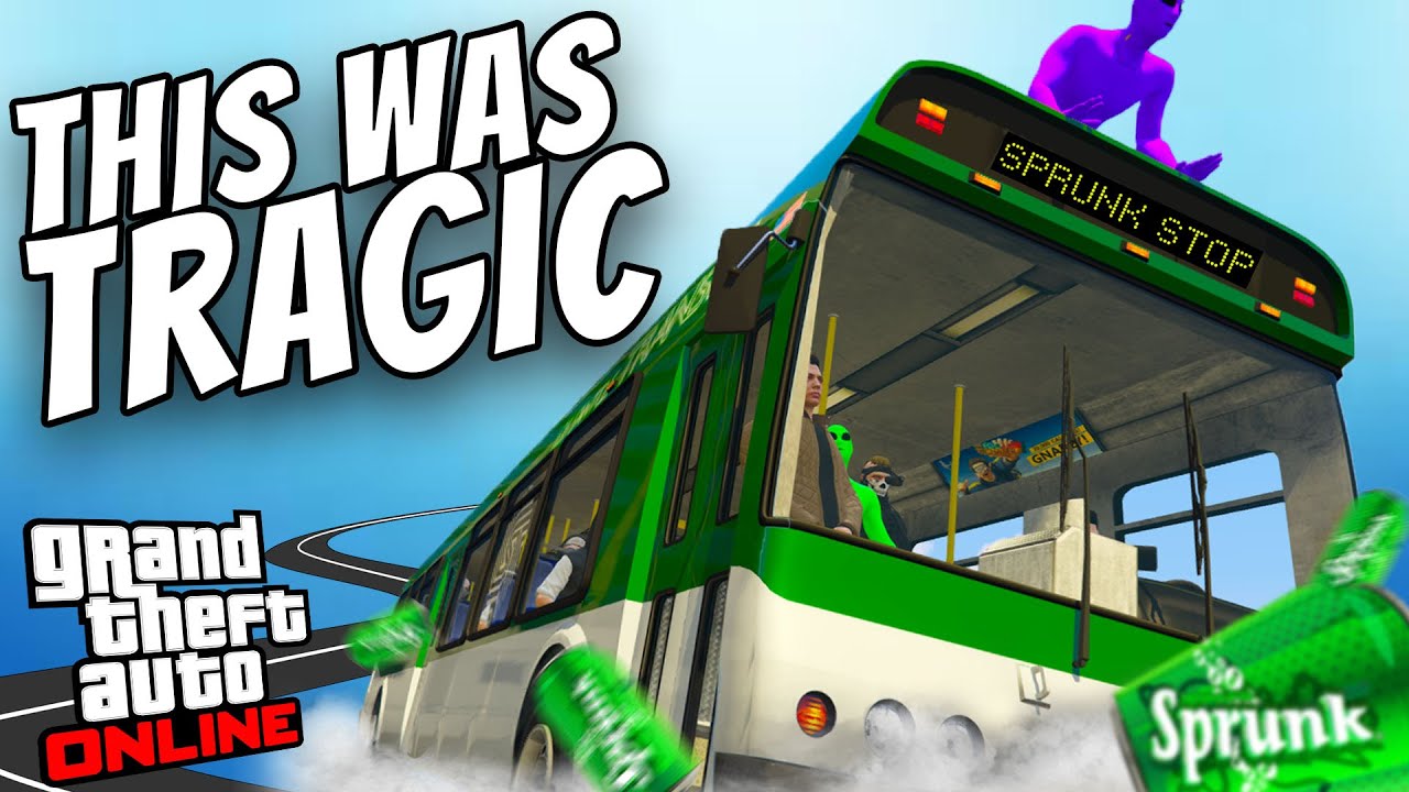 We tried to start a BUS Service in GTA 5 Online.. (They didn't like it)