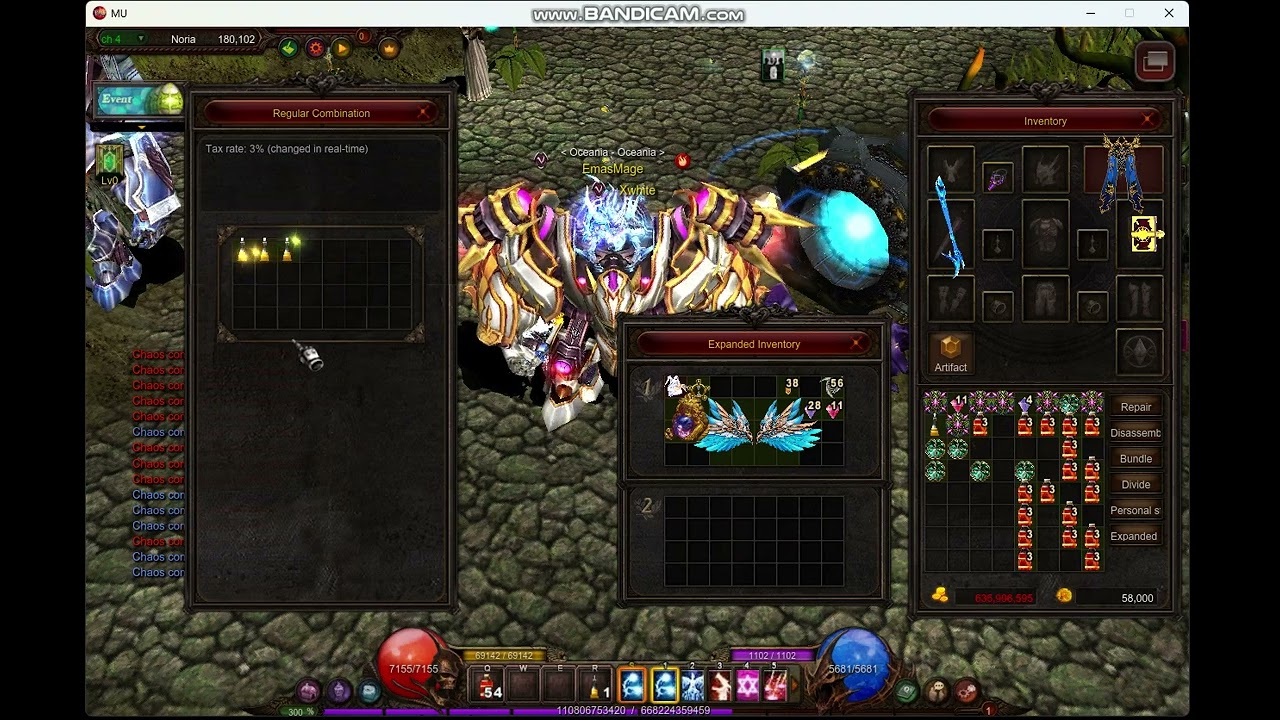 Let Try to upgrade Wing5 Lemumria +15...... Server Hellheim