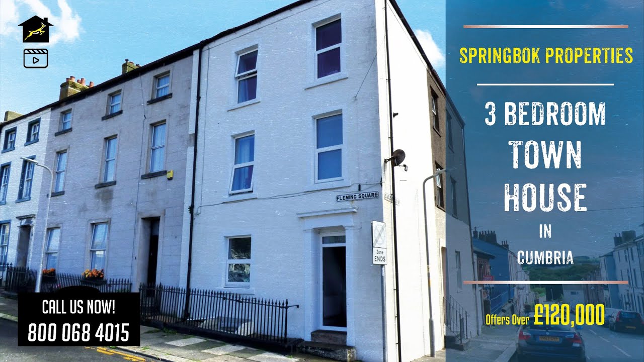 Property For Sale in Cumbria | Fleming Square, Maryport | Springbok Properties