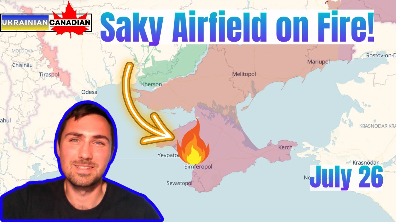 Russia-Ukraine War Update / Jul 26, 2024 / Ukraine Struck Saky Airfield in Crimea!