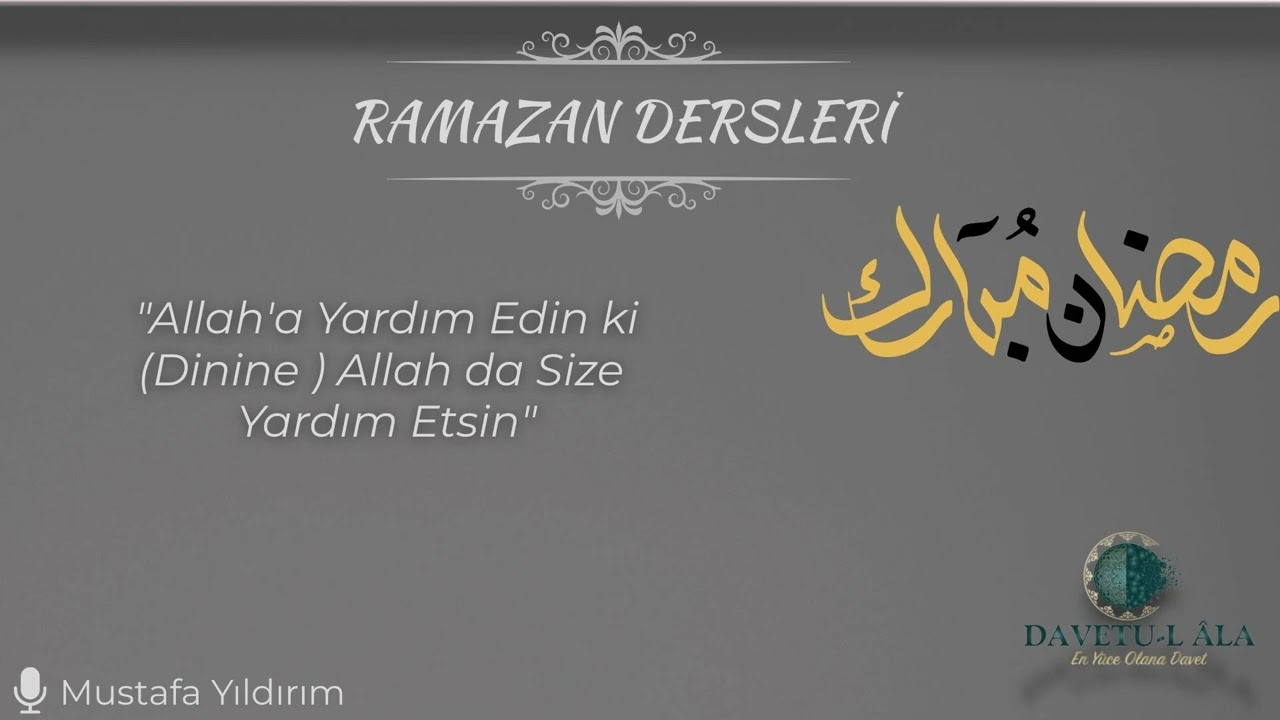 Ramazan Dersleri 1447 | Ders 5/ 
