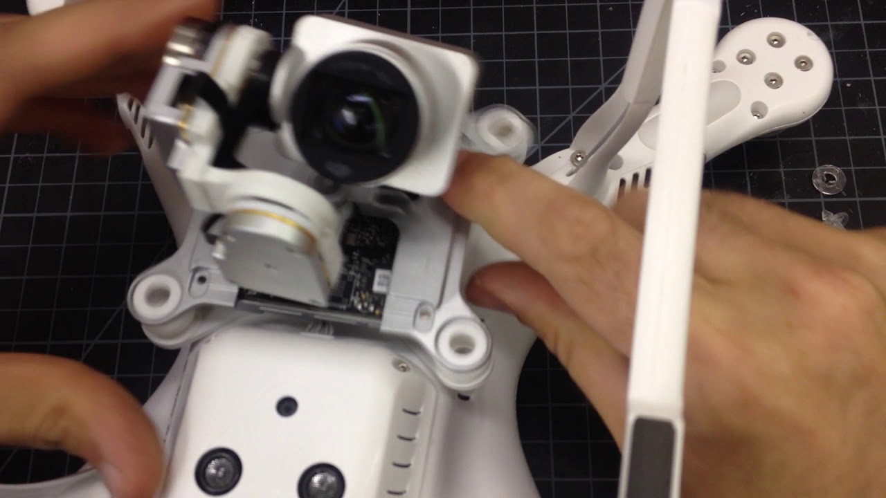 How to remove a DJI Phantom 3 gimbal