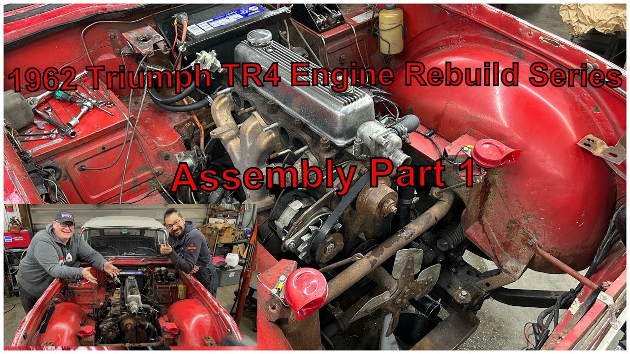 1962 Triumph TR4 Engine Rebuild Series, Assembly, Part 1