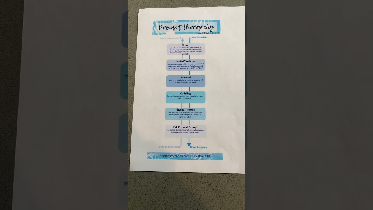 Prompt hierarchy