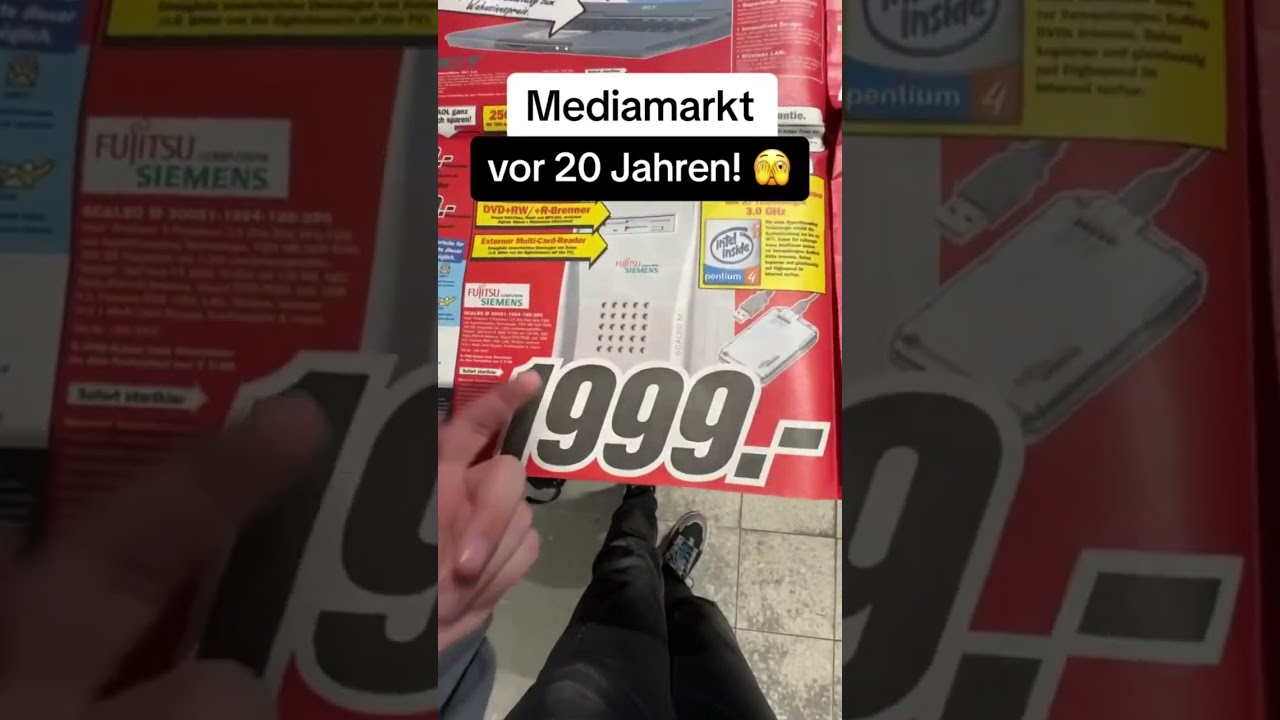 Wie krass die Preise waren 😂 #mydealz #mediamarkt #trending #shortvideo #prospekt #fyp #nostalgie