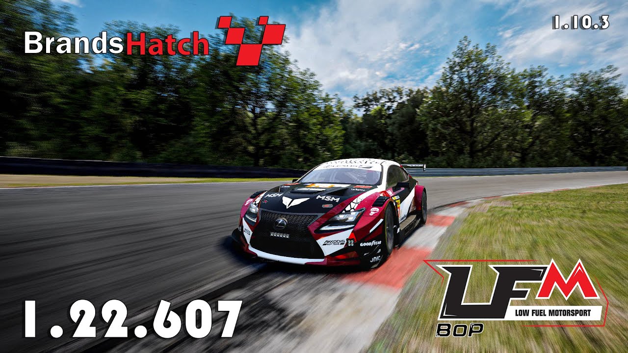 Assetto Corsa Competizione | Lexus RC-F GT3 | Brands Hatch | 1.22.607 (Hotlap + FREE Setup)
