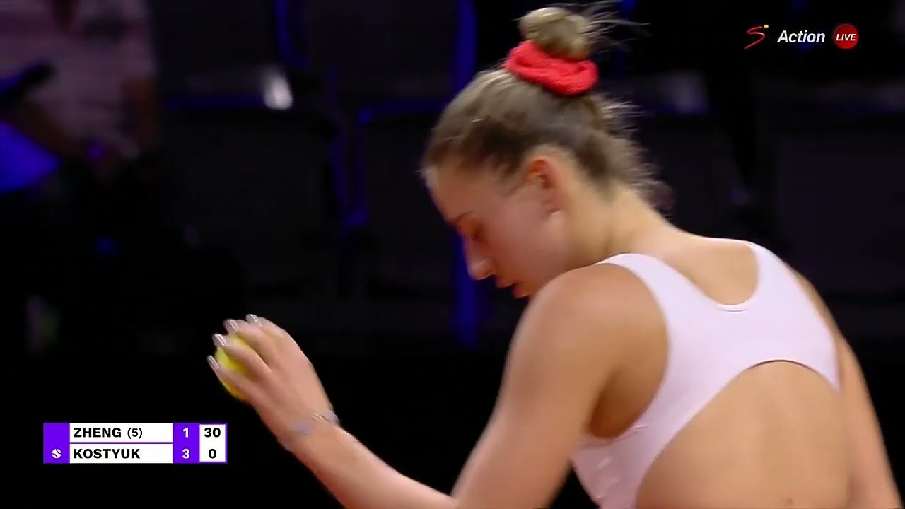 Zheng vs Kostyuk Porsche Open