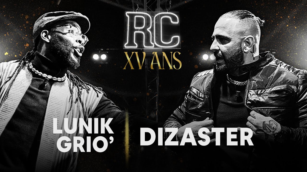 Rap Contenders XV Ans : Lunik Grio' 🇨🇮 🇫🇷 vs Dizaster 🇺🇸 🇱🇧 (World First)