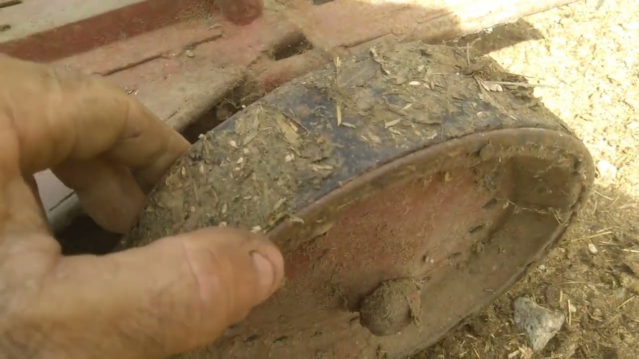Roçadeira de arrasto caseira para mini trator, moto ou tração animal