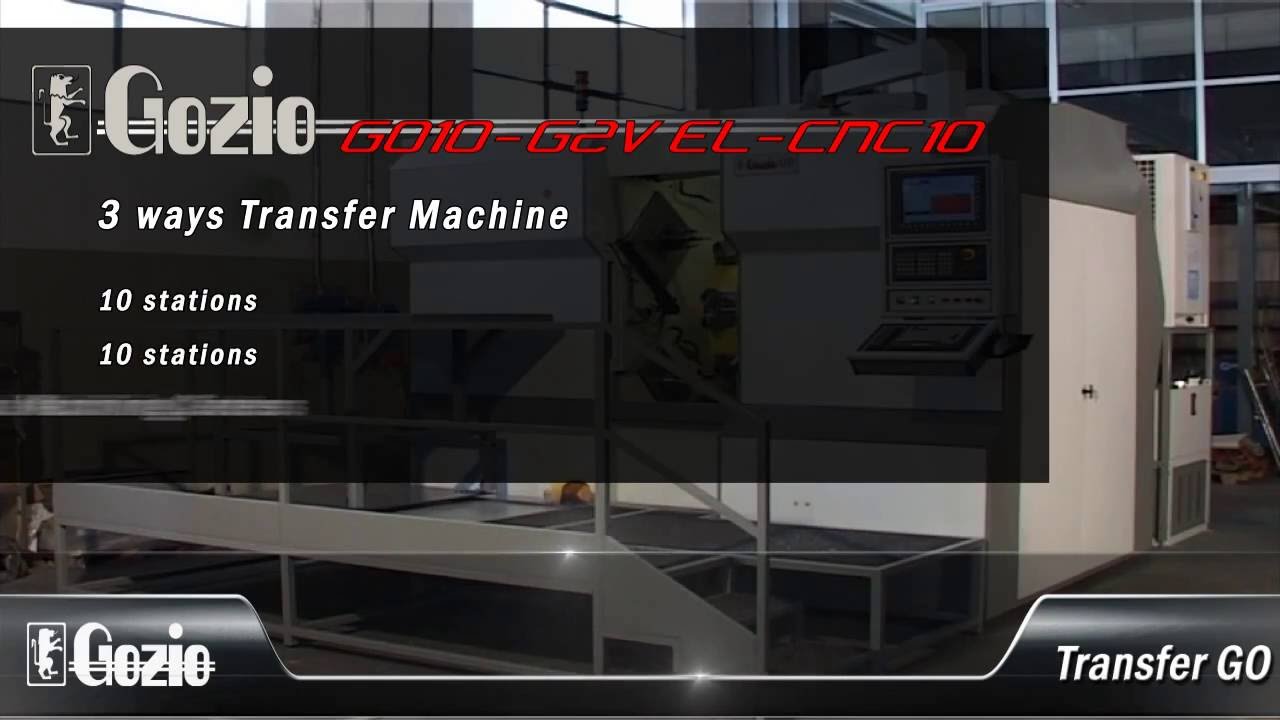 Gozio Transfer Rotary Transfer Machine GO10 G2V EL CNC 10 Eng