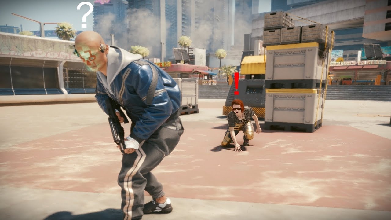 Cyberpunk 2077 Stealth Kills (Revolver + Hacking)