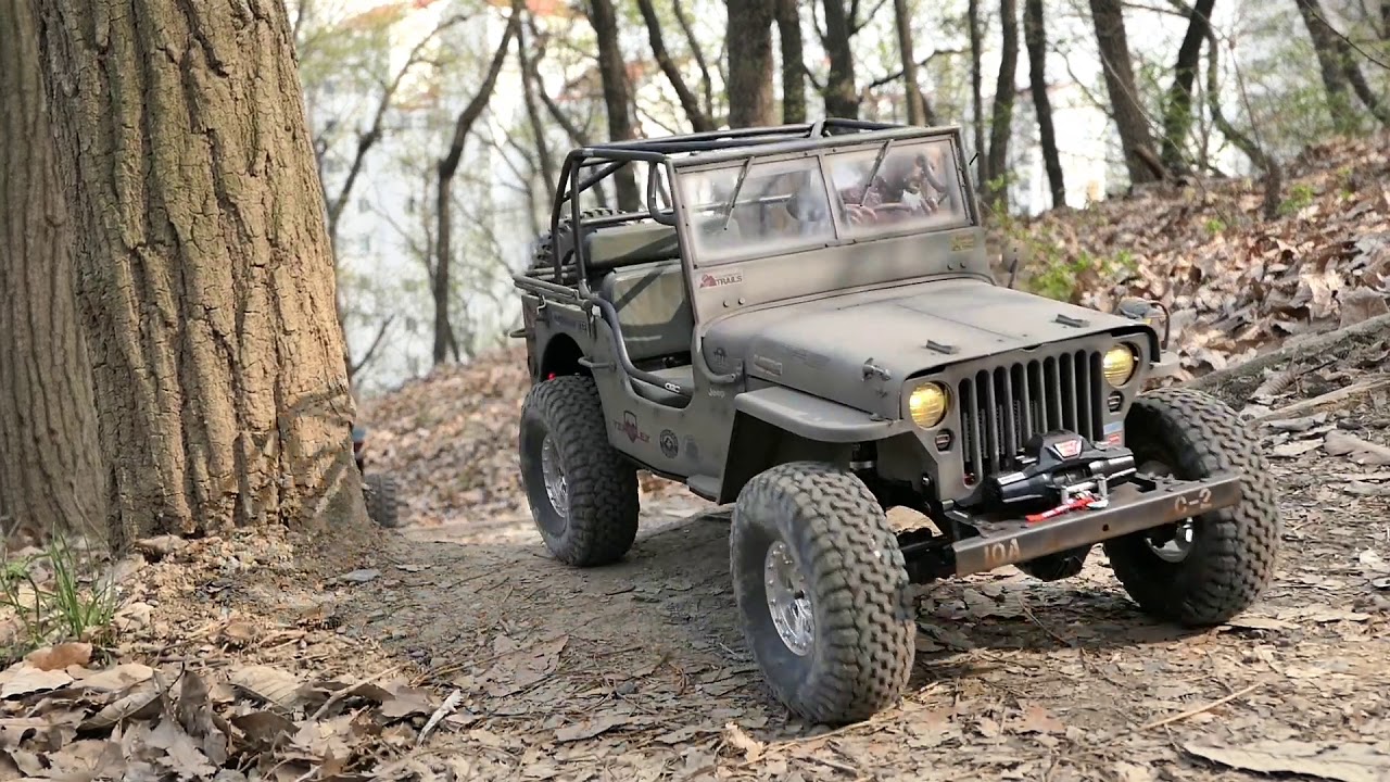 Rc car |  1/6 jeep willys x2  scale off road #13  | MT.off -road run