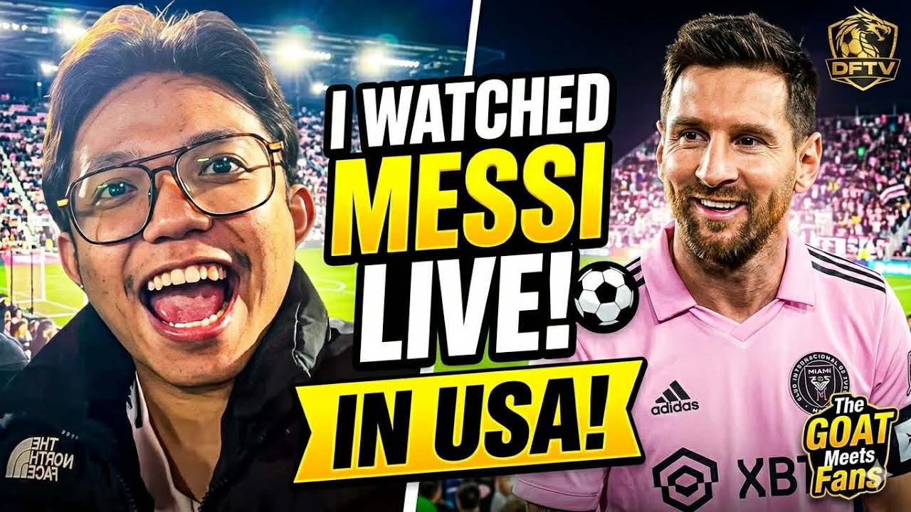 I watched Messi Live in USA🤯