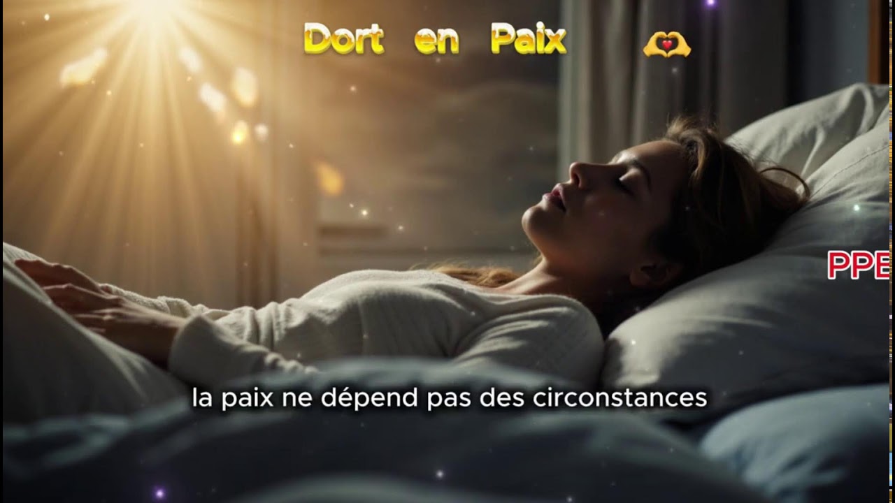 Prière du soir. Parle au Seigneur avant de t'endormir et repose dans sa paix.