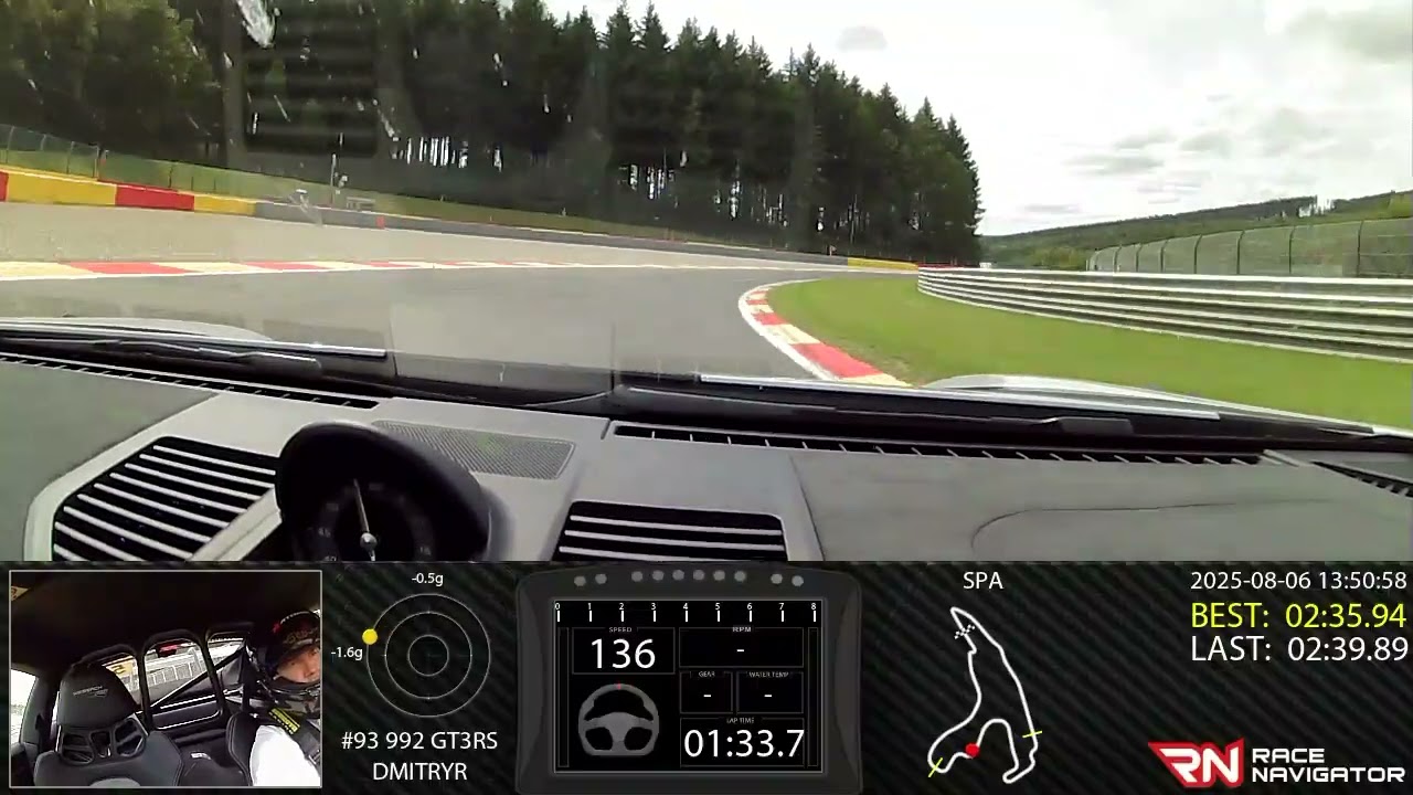 Spa-Francorchamps - ATOMIC Porsche 992 GT3RS - 2:33.918 lap