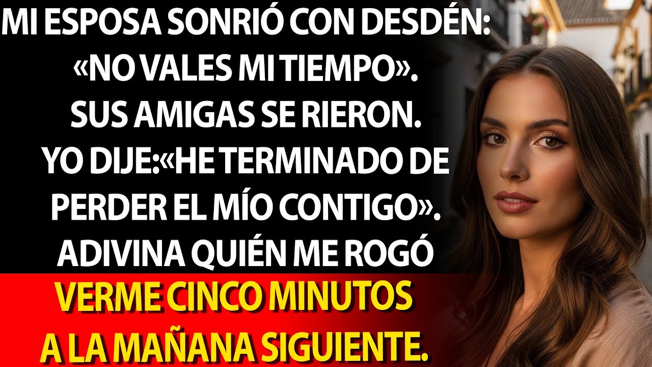 😌 Sonrió con desdén: «No vales mi tiempo» 💔👀 Yo respiré hondo 🕒⏳ …mi respuesta cerró todo 😲🔥