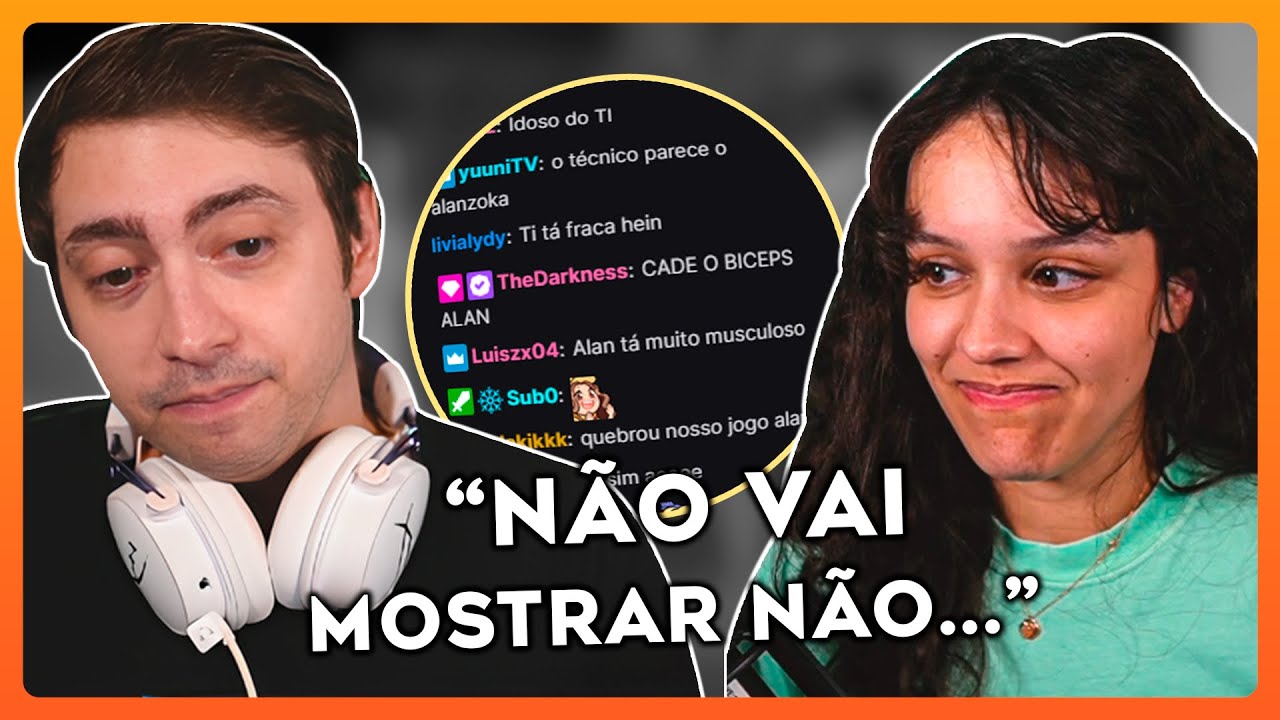 ALANZOKA INVADIU A LIVE DA MAETHE PRA MOSTRAR O SHAPE KKKKKKK