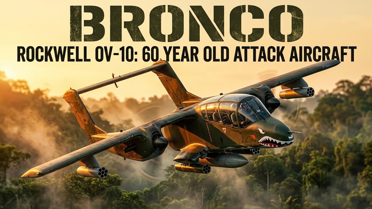 Rockwell OV-10 Bronco:60 Year old Attack Aircraft