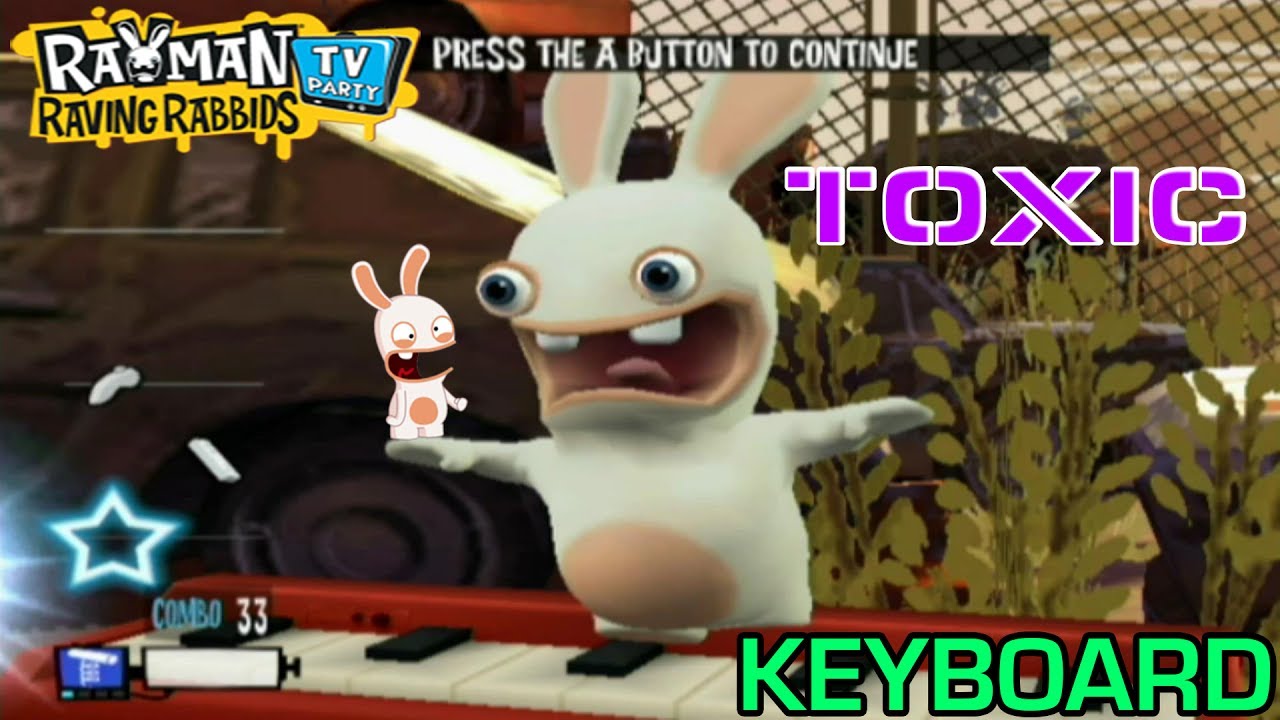Rayman Raving Rabbids: TV Party - Toxic [Keyboard]