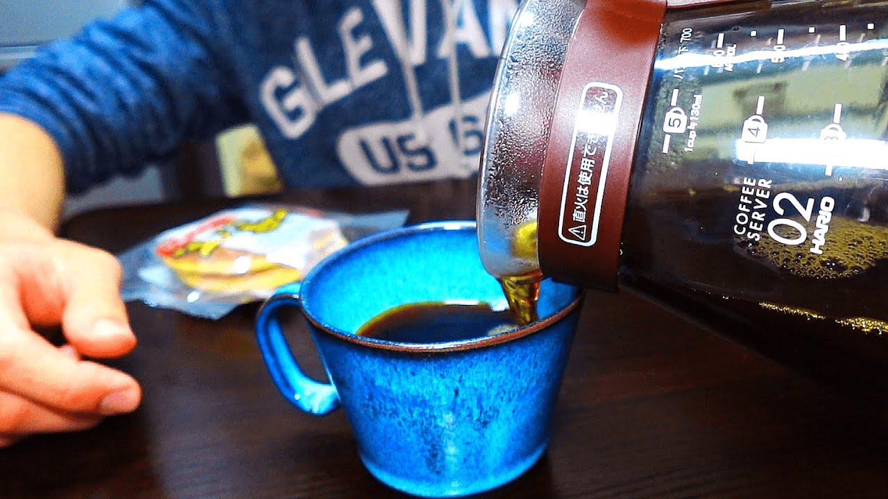ドリップコーヒーを入れて飲む、１日の終わりを優雅な時間に