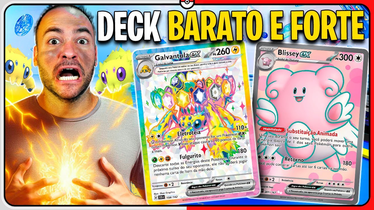 Deck BARATO e MUITO FORTE da GALVANTULA EX no POKÉMON TCG