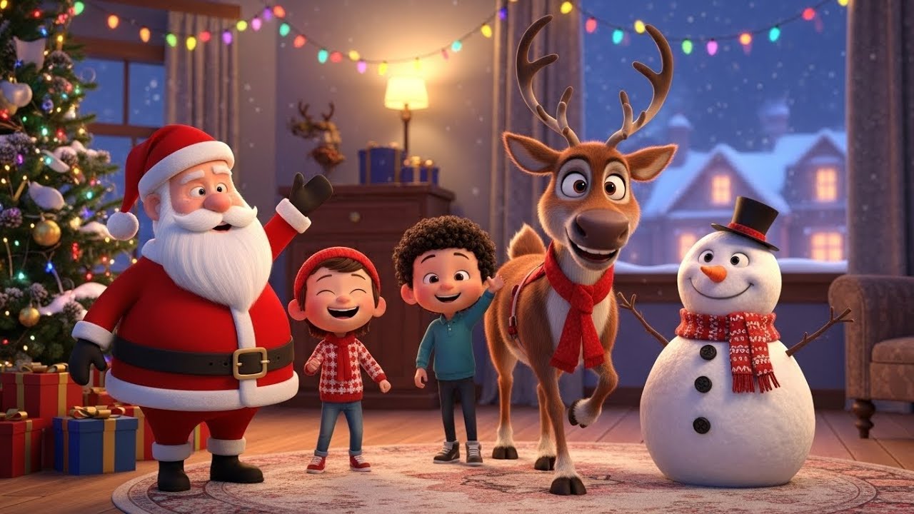 Merry Christmas Fun | Christmas Songs for Kids | Holiday Nursery Rhymes & Festive Songs for Children