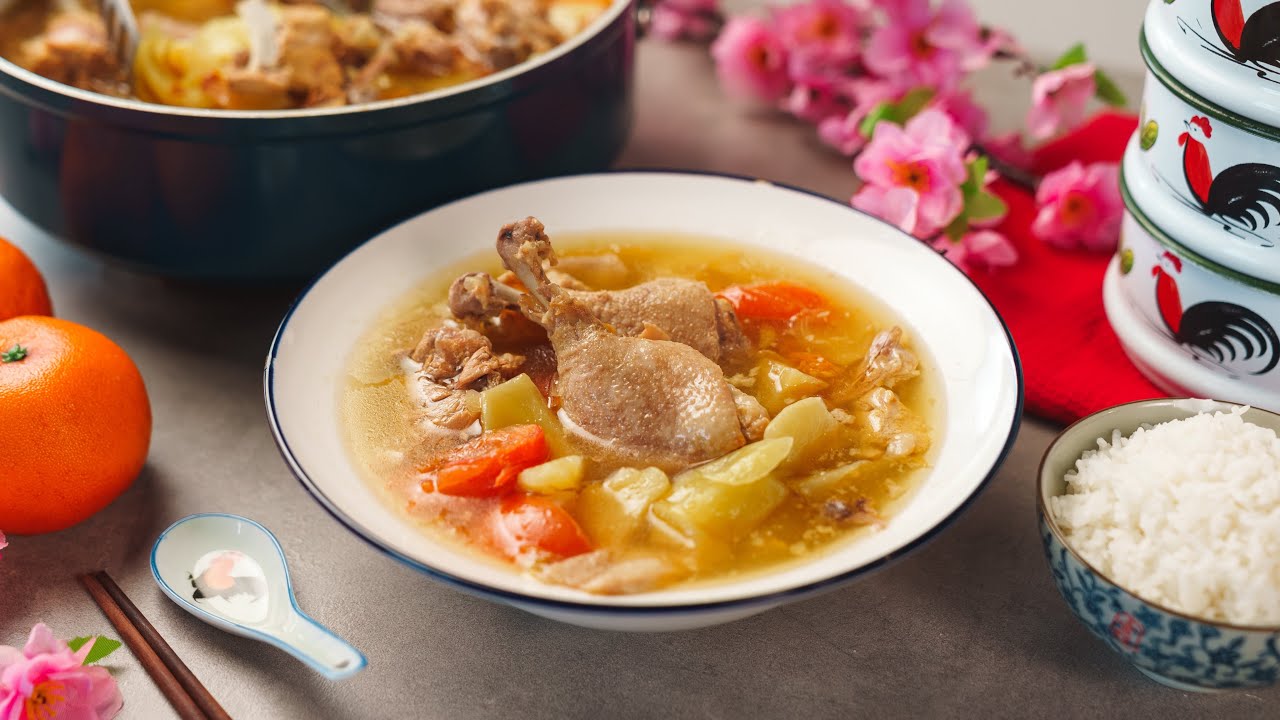 Itek Tim - Nyonya Salted Vegetable Duck Soup
