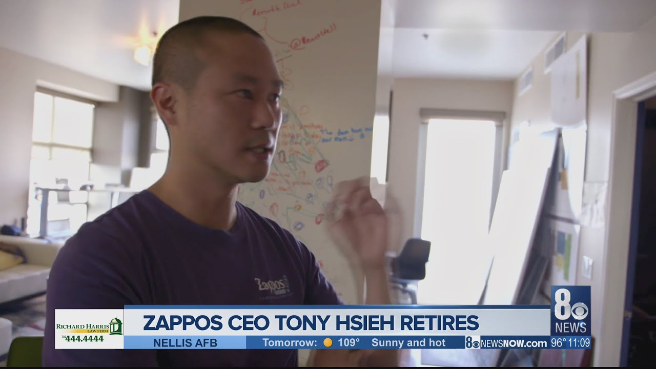 Zappos CEO Tony Hsieh retires